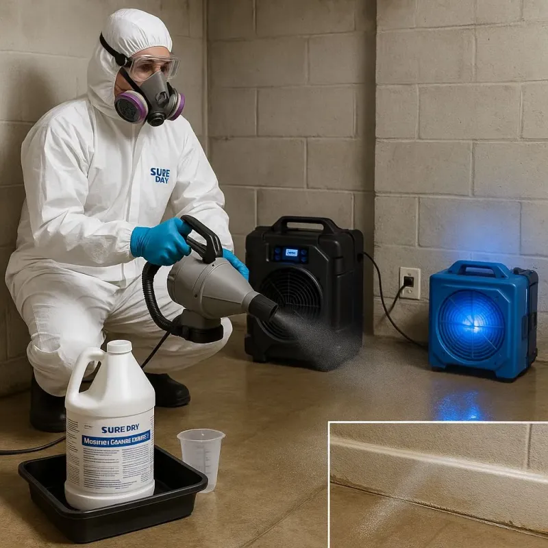 Sanitization and Odor Removal process in Silver Lakes, CA