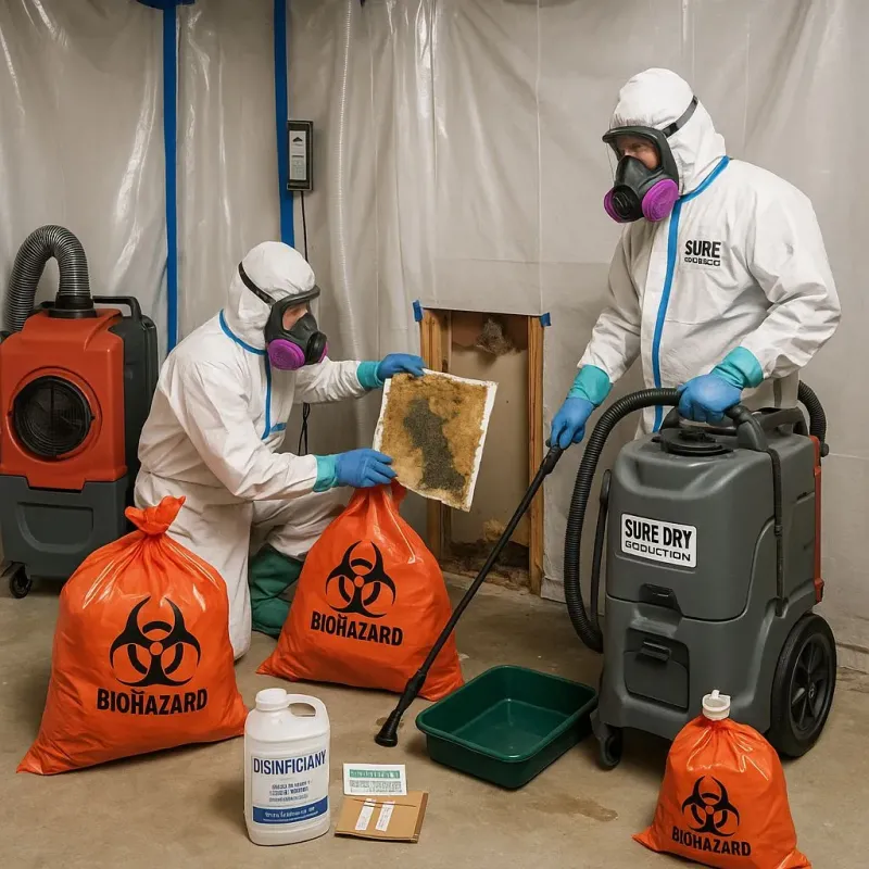 Contaminated Water Handling Protocols process in Silver Lakes, CA